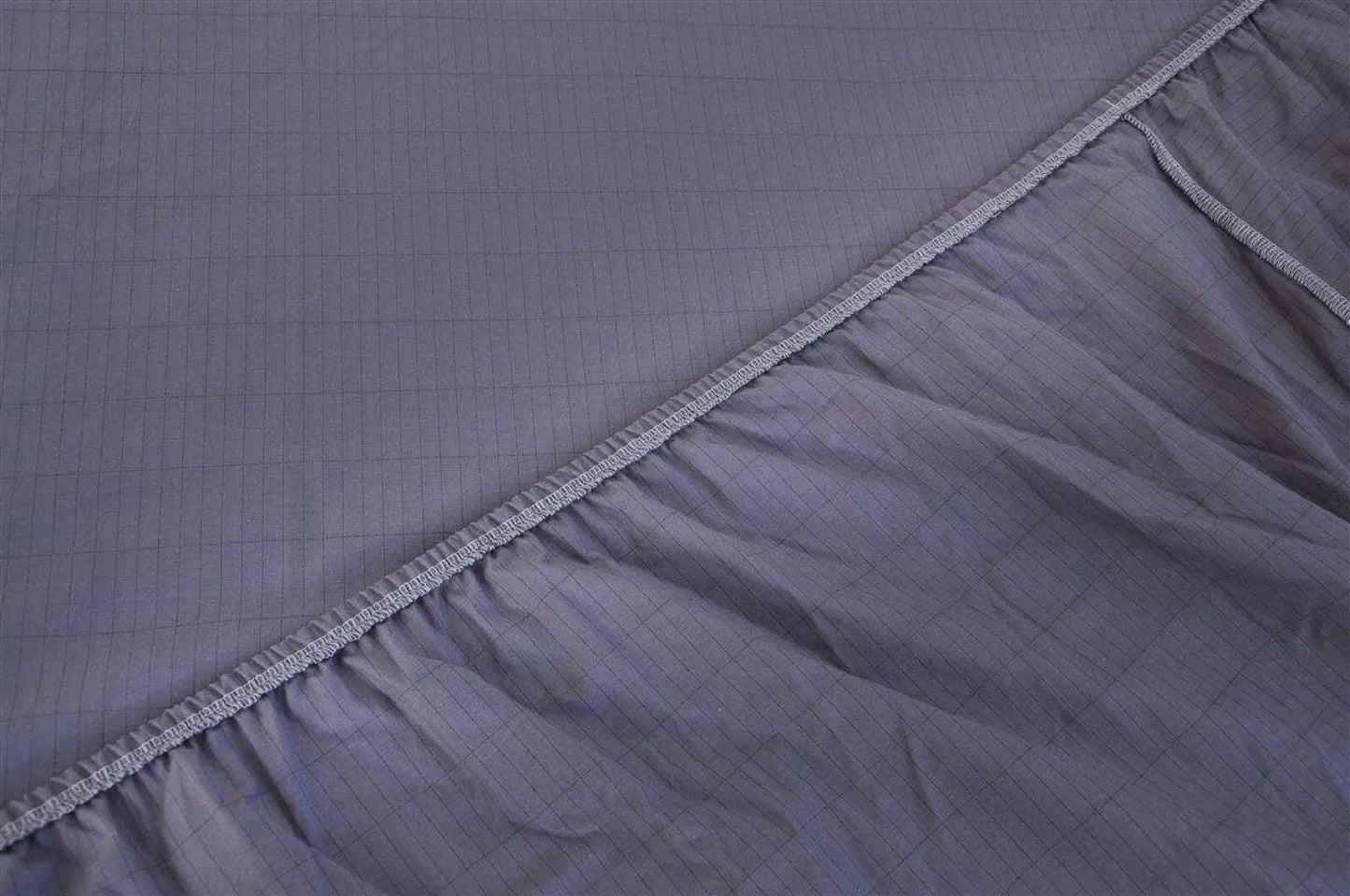 Earthing Fitted King Size Bed Sheet in Grey, Premium Cotton /Silver Grounding