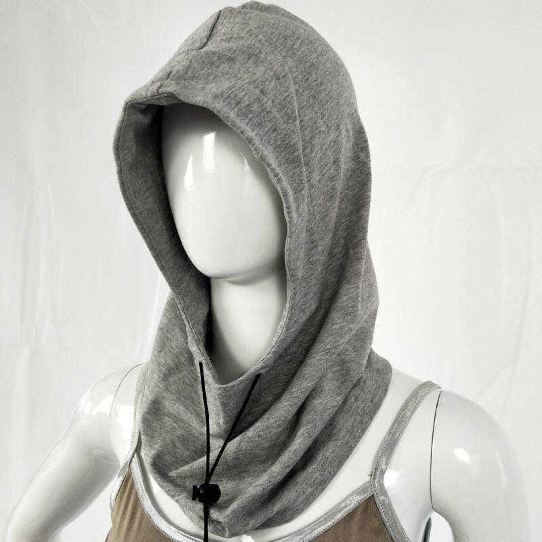 EMFs blocking Hoodie Hat Light Grey , RF, cotton and real silver, antibacterial, unisex