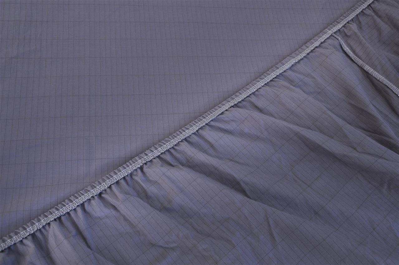 Premium Earthing Fitted Sheet in Grey Double Bed (UK), cable Healing Aid