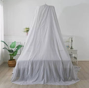 5G, Wi-Fi’s, EMF’s Anti Radiation Bed Canopy, Double Bed, White, Cotton & Silver