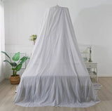 5G, Wi-Fi’s, EMF’s Anti Radiation Bed Canopy, Double Bed, White, Cotton & Silver