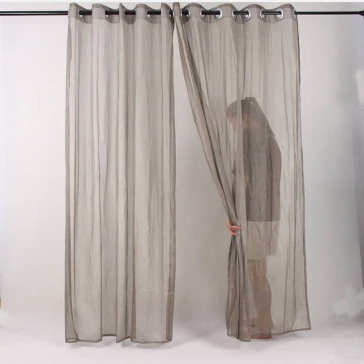 5G Radiation Blocking Anti EMF RF Wi-Fi Curtain Silver Fabric Stop Electro Smog