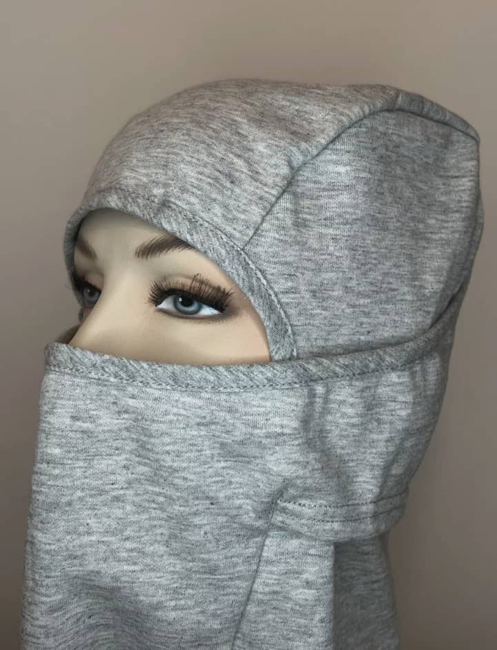 EMF Protection Full Face Shielding Hat Anti 5G Wi-Fi’s radiation Grey Balaclava