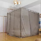 Faraday Cage EMF 5G RF Block Canopy Bed size 150x200x200 Earthing UK Plug