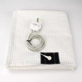 Earthing Fitted King Size Bed Sheet in Grey, Premium Cotton /Silver Grounding