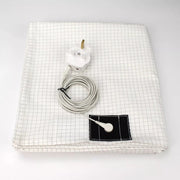 Earthing Fitted King Size Bed Sheet in Grey, Premium Cotton /Silver Grounding