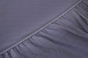 Earthing Fitted King Size Bed Sheet in Grey, Premium Cotton /Silver Grounding