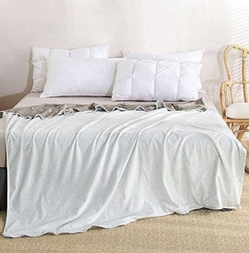 Block 5G Wi-Fi’s EMF Body Shielding, protecting Blanket 153x183cm White UK Plugv