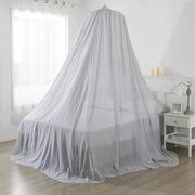 5G, Wi-Fi’s, EMF’s Anti Radiation Bed Canopy, SINGLE Bed, White, Cotton & Silver