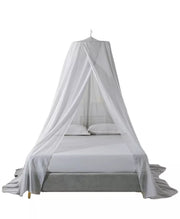 5G, Wi-Fi’s, EMF’s Anti Radiation Bed Canopy, SINGLE Bed, White, Cotton & Silver