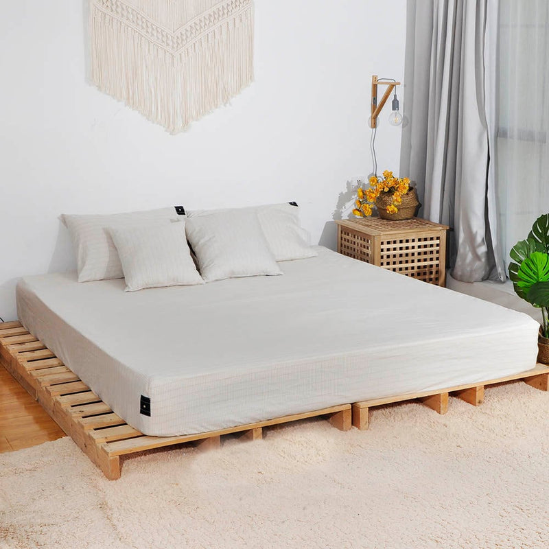 Earthing Fitted Sheet For Double Bed (UK), Premium size 137x190x33cm
