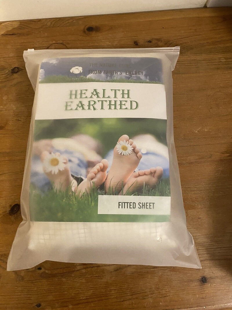 Earthing Fitted Sheet For Double Bed (UK), Premium size 137x190x33cm