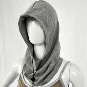 EMFs blocking Hoodie Hat Light Grey , RF, cotton and real silver, antibacterial, unisex