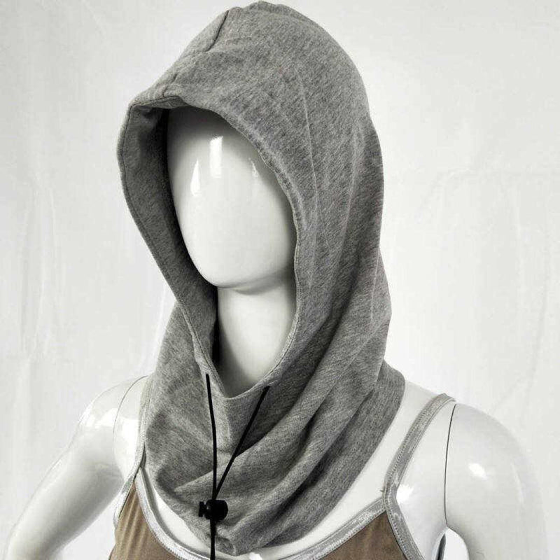 EMFs blocking Hoodie Hat Light Grey , RF, cotton and real silver, antibacterial, unisex