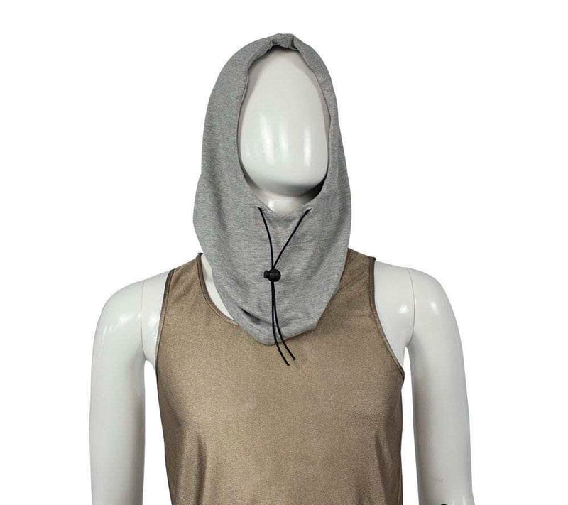 EMFs blocking Hoodie Hat Light Grey , RF, cotton and real silver, antibacterial, unisex
