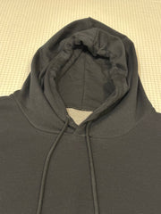 Black Hoodie EMF 5G Radiation Shielding, Cotton and Real Silver Fiber Protection