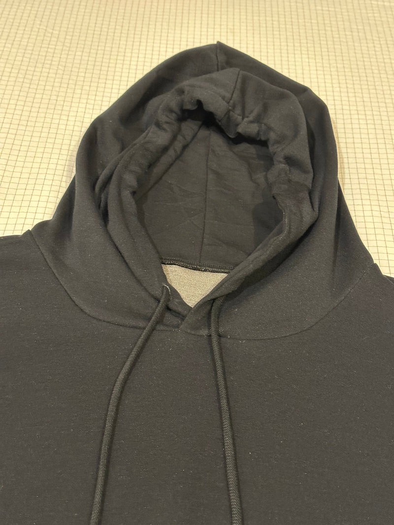 Black Hoodie EMF 5G Radiation Shielding, Cotton and Real Silver Fiber Protection