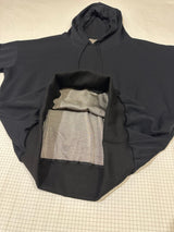 Black Hoodie EMF 5G Radiation Shielding, Cotton and Real Silver Fiber Protection