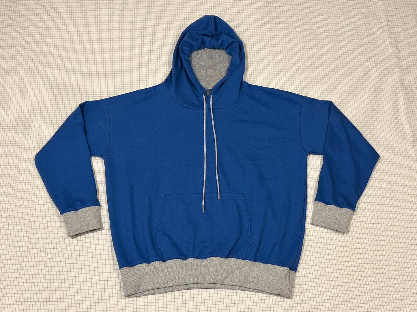Blue Grey Hoodie EMF 5G Radiation Shielding, Unisex Man Woman