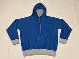 Blue Grey Hoodie EMF 5G Radiation Shielding, Unisex Man Woman