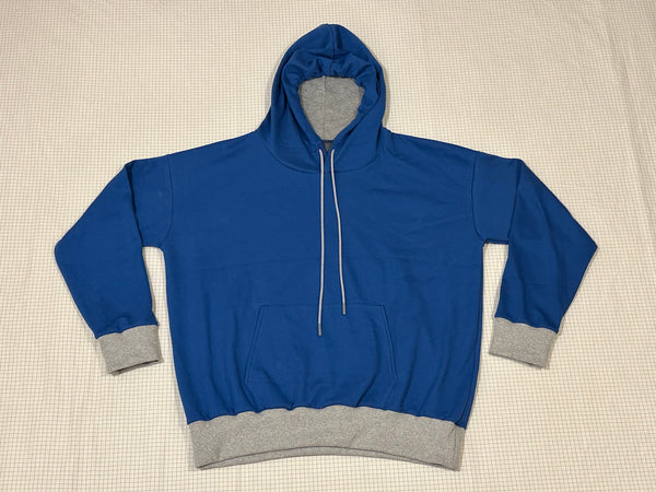 Blue Grey Hoodie EMF 5G Radiation Shielding, Unisex Man Woman