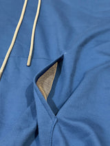 Blue Grey Hoodie EMF 5G Radiation Shielding, Unisex Man Woman