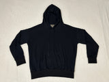 Black Hoodie EMF 5G Radiation Shielding, Cotton and Real Silver Fiber Protection